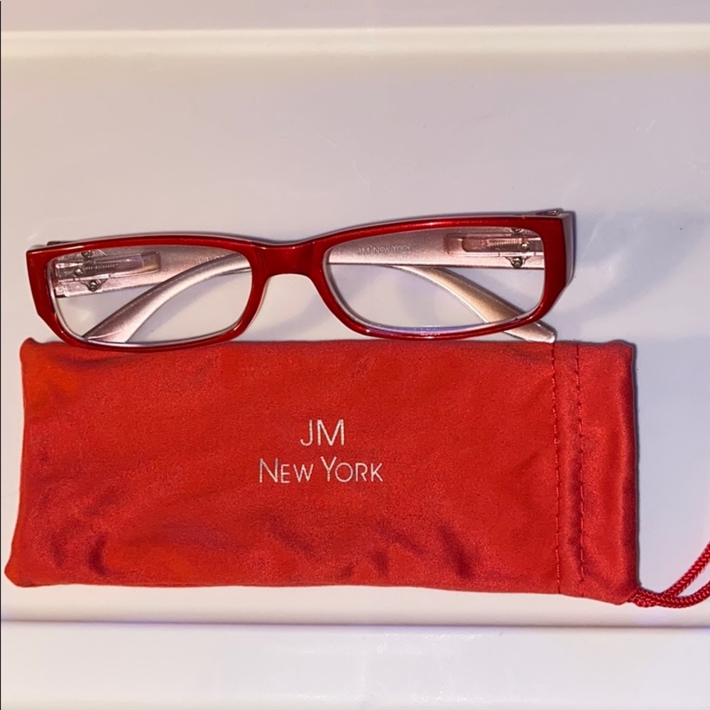 Joy mangano readers. +1.00 magnification